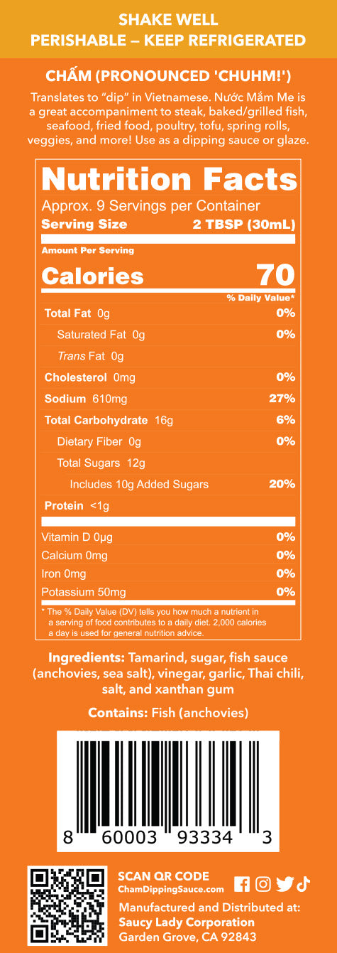 4-PACK Tamarind Dipping Sauce - Regular Size