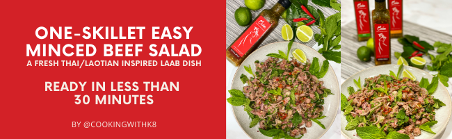 Quick One-Skillet Easy Beef Laab Recipe | Minced Beef Salad