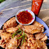 Fried Chicken Wings with Tamarind Dipping Sauce