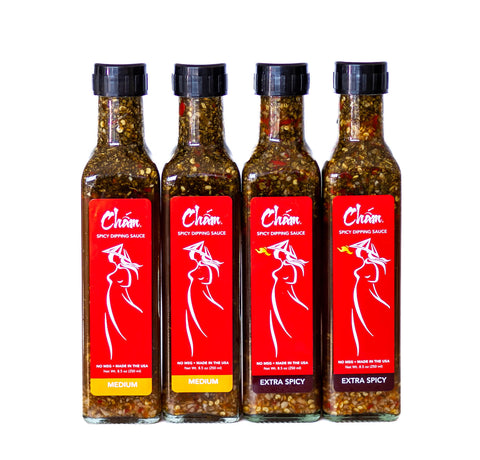 4-PACK Cham Spicy Dipping Sauce - Regular Size