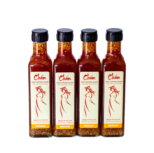 4-PACK Chấm Spicy Dipping Sauce - Regular Size - Nuoc Cham